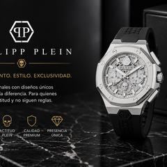 Colección de relojes Philipp Plein originales en Newlance con diseño moderno, atrevido y premium