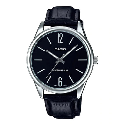     Reloj Casio MTP-V005L-1BUEF para hombre con esfera negra.