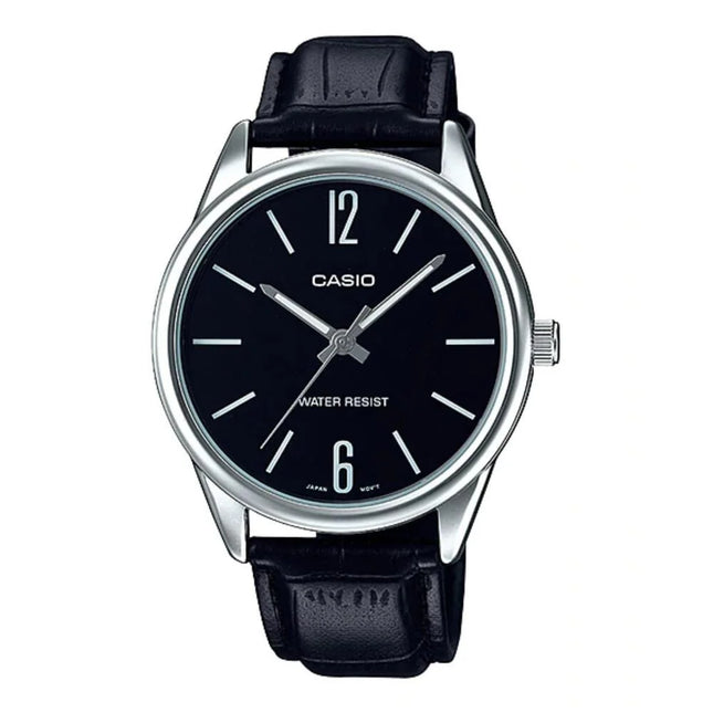     Reloj Casio MTP-V005L-1BUEF para hombre con esfera negra.