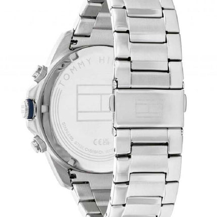 Parte trasera y cierre del reloj Tommy Hilfiger 1792059 en acero bicolor