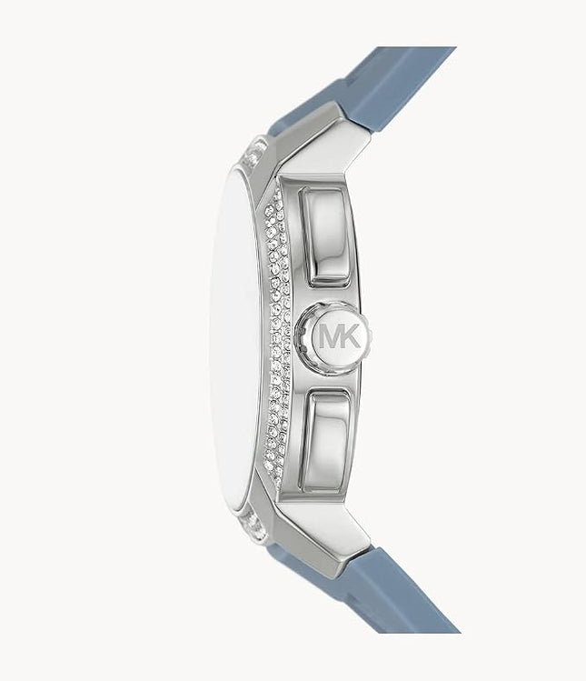 Detalle de la esfera clara del reloj Michael Kors MK7220 para mujer