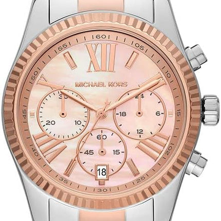 Reloj Michael Kors MK7219 para mujer en acero bicolor rosado
