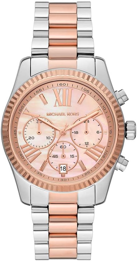Reloj Michael Kors MK7219 para mujer en acero bicolor rosado