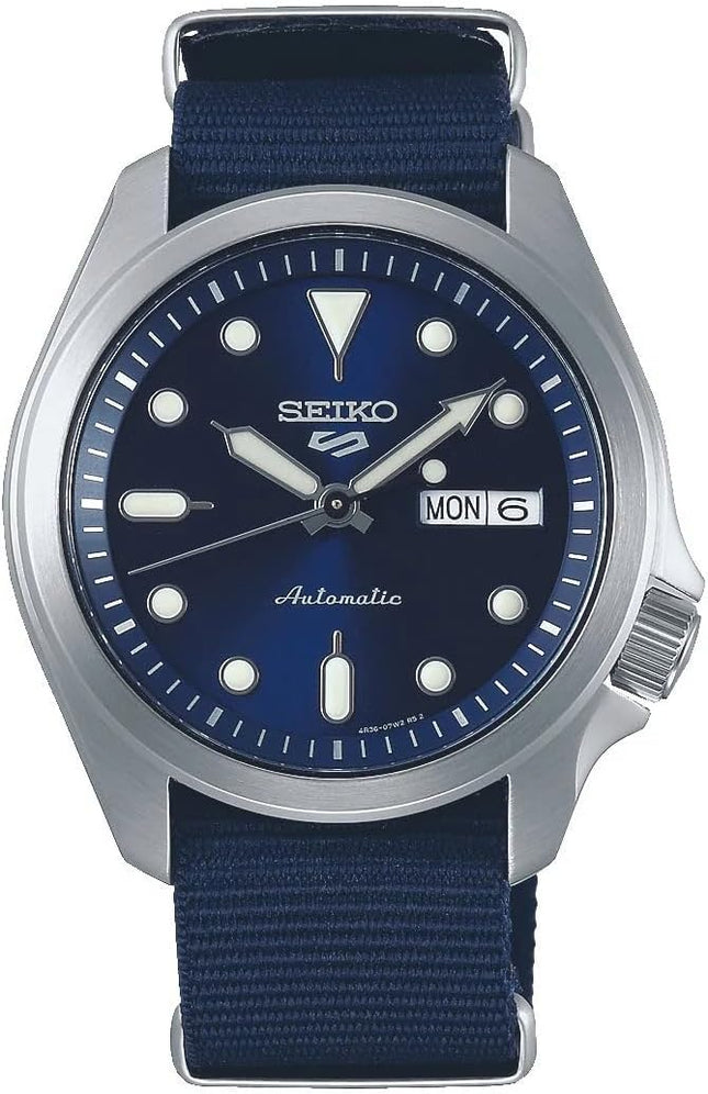 Reloj Seiko SRPE63K1 automático para hombre con correa azul