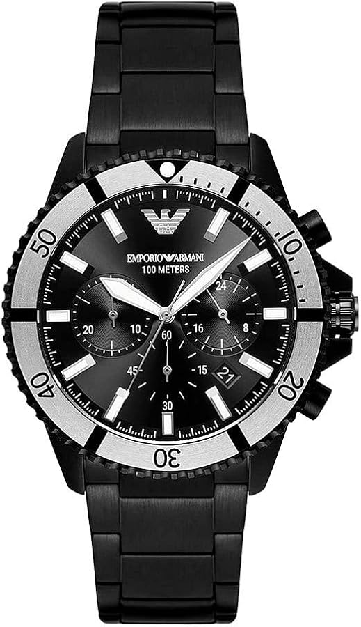 Reloj Emporio Armani AR80050 para hombre en acero negro