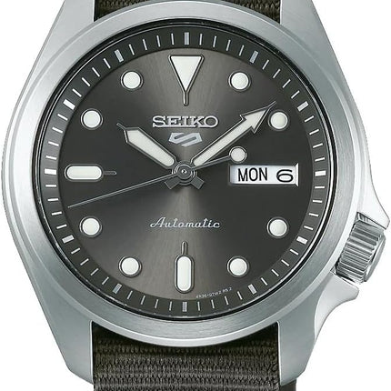 Reloj Seiko SRPE61K1 automático para hombre con correa gris