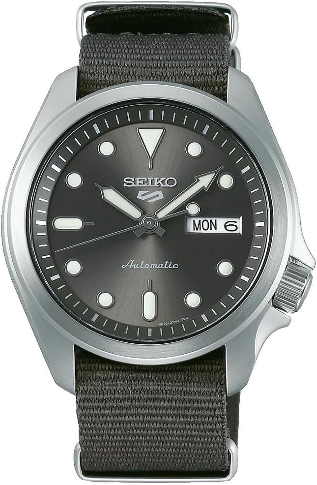 Reloj Seiko SRPE61K1 automático para hombre con correa gris