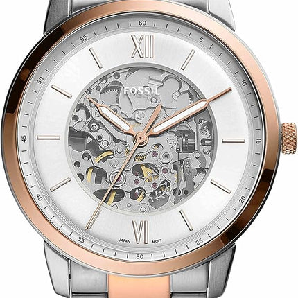 Reloj Fossil ME3196 automático para mujer en acero bicolor