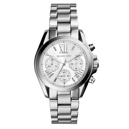 Reloj Michael Kors Bradshaw MK6174 para mujer en acero inoxidable plateado cronógrafo