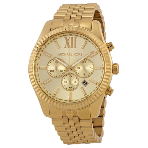 Reloj Michael Kors Lexington MK8281 para hombre en acero inoxidable dorado