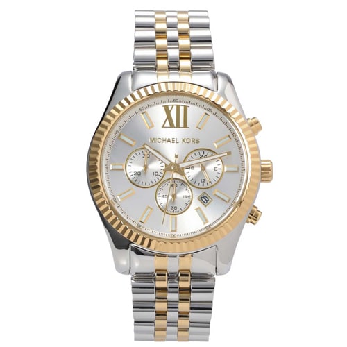 Reloj Michael Kors Lexington MK8344 para hombre en acero inoxidable bitono