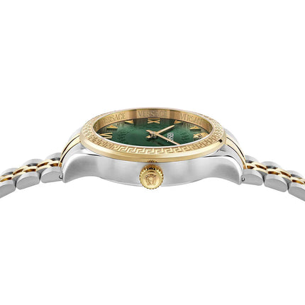 Reloj Versace VE2S01125 para mujer bicolor con esfera verde