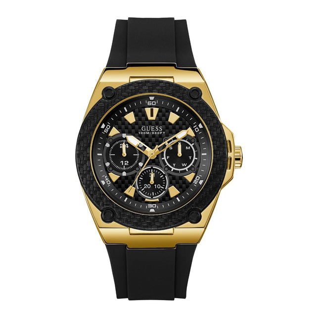 Reloj GUESS W1049G5 Hombre Negro Acero Inoxidable Cronógrafo Elegante