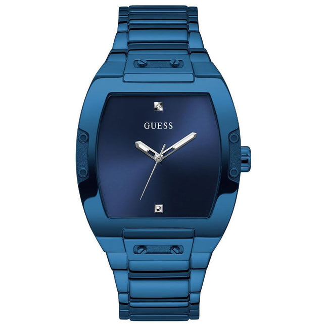 Reloj GUESS GW0387G4 Hombre Azul Acero Inoxidable Diamante Elegante 43mm
