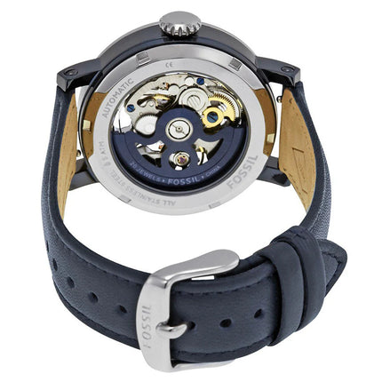 Correa de silicona azul del reloj Fossil ME3136 para hombre