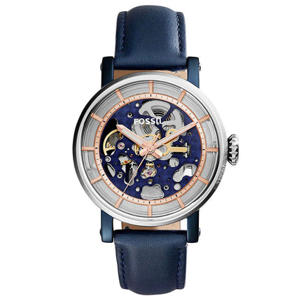 Reloj Fossil ME3136 automático para hombre en azul con correa de silicona