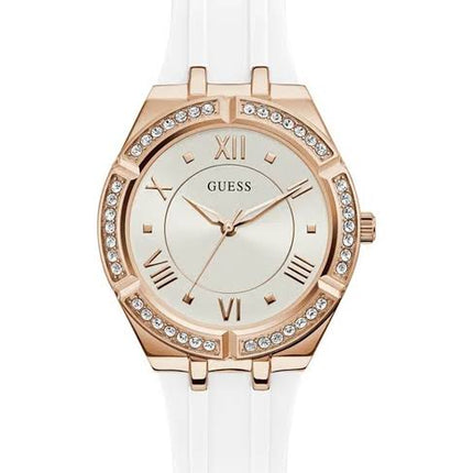 Reloj Guess GW0034L2 para mujer blanco y oro rosa