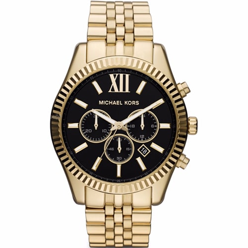 Reloj Michael Kors Lexington MK8286 para hombre en acero inoxidable dorado