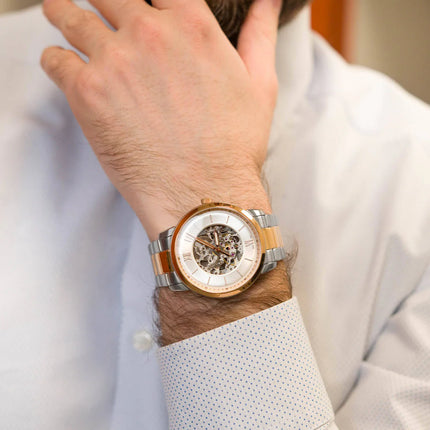 Reloj Fossil ME3196 automático para mujer en muñeca