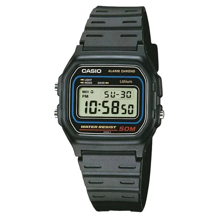 Reloj Casio W-59-1VQES unisex digital negro