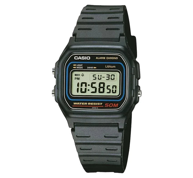 Reloj Casio W-59-1VQES unisex digital negro