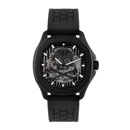 Reloj Philipp Plein PWRAA0923 para hombre en negro con diseño skeleton