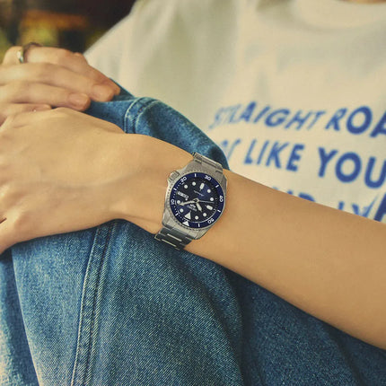 Reloj Seiko SRPL77K1 automático unisex en muñeca