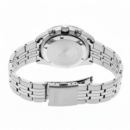 Reloj Seiko SSB427P1 para hombre en acero plateado y esfera azul