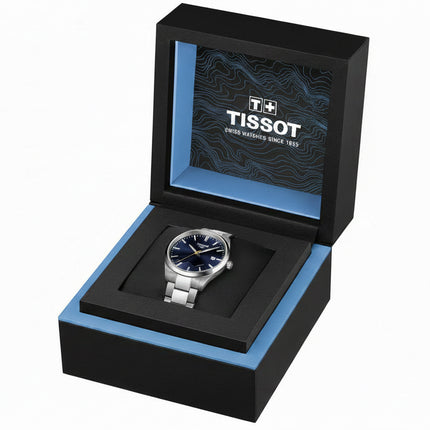 caja del reloj Tissot PR 100 Jungfraubahn T150.410.11.041.02