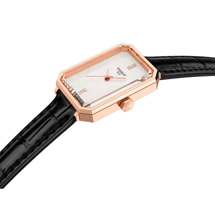 Esfera blanca de nácar del reloj Tissot SRV T160.110.36.113.00